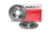 Фото Metaco 3100-004 Диск тормозной передний не вентилируемый Metaco 3100004 Metaco