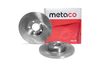 Фото Диск тормозной передний не вентилируемый 3100-012 Metaco Metaco 3100012 Metaco