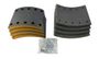 Фото Комплект накладок BPW/DAF/SAF (420x180) 8ШТ С КЛЕПКАМИ (1Й РЕМОНТ) OEM Fras-Le Master Truck 1903210 Master Truck