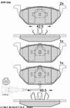 Фото Колодки тормозные дисковые Double Force Замена для арт. DFP1357 Double Force DFP1386 Double Force
