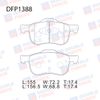 Фото Колодки тормозные дисковые Double Force GDB1388  05P704  13.0460-7145.2 Double Force DFP1388 Double Force