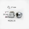 Фото Гайка M12X1,25 Конус с выступом 20мм открытая, кл 17мм Цинк SDS Exclusive FPA00009ZX SDS Exclusive
