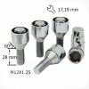Фото Комп.секреток болт�ов M12X1,25X28 Конус, вращ. кольцо, 2 кл. 17;19 Хром SDS Exclusive FPU11006CHX SDS Exclusive