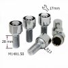 Фото Комп.секреток болтов M14X1,50X28 Сфера, вращ. 2 кл 17;19 Хром SDS Exclusive FPU11028CHX SDS Exclusive
