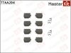 Фото Комплект установочный тормозных колодок(антидребезг) MasterKit 77AA204 MasterKit
