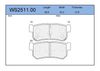 Фото Колодки тормозные дисковые | зад | DAEWOO REXTON 22 >>SSANGYONG ACTYON 25 >>, ACTYON SPORTS 27 >>, K Jeenice WS251100 Jeenice