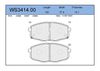 Фото Колодки тормозные дисковые | перед | JEENICE WS341400 Jeenice WS341400 Jeenice