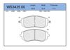Фото Колодки тормозные передние Subaru JEENICE Jeenice WS343500 Jeenice