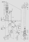 Фото Ремкомплект гидроцилиндра рукояти HITACHI ZX330 9180582 Hitachi 9180582 Hitachi