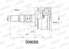 Фото Шрус наружный 31*59*33 (CHEVROLET CRUZE) INKO 309055 Inko 309055 Inko