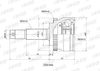 Фото ШРУС внешний 25/23 ABS 42 перед Inko 320140A Inko