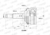 Фото ШРУС внешний 22/29 ABS 47 Inko 321020A Inko