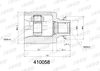 Фото ШРУС внутренний 27/32 Inko 410058 Inko