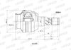 Фото Шрус внутренний34/22 ABS Inko 421038 Inko