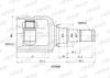 Фото ШРУС внутренний 23/23 Inko 429048 Inko