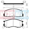 Фото Колодки тормозные, задние D3027 Kormax KBP070 Kormax