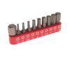 Фото Набор вставок RF-21021: 1/4"DR 6-гранных 2-10мм 10пр. ROCKFORCE /1/100 Rockforce RF21021 Rockforce