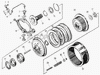 Фото Полуось Т-130, 170 фрикциона бортового# ЧТЗ 24164 ЧТЗ