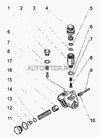 Фото Пружина стяжная L=53 (10вит.) ф14х18; dвит=2 700-38-2869 ЧТЗ ЧТЗ 700382869 ЧТЗ