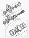 Фото Вал промежуточный L=440 в сборе с шестернями МТЗ-1221/1222 КП-1222-1700010/ МТЗ 12221701190 МТЗ