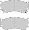 Фото Комплект тормозных колодок передн , MAZDA 626 III, RX-7 II Ferodo FDB1091 Ferodo
