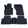Фото Коврики в салон EVA резиновые для Mitsubishi Outlander III (12-21) Синий кант Rezkon 9224015103 Rezkon