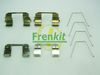 Фото комплект пружин антидребезга передних тормозных колодок Frenkit 901743 Frenkit