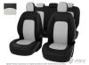 Фото Чехлы Hyundai Santa Fe III 2012-2018 г. - черно-белая экокожа "Оригинал" PSV 123944 PSV