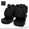 Фото Чехлы Hyundai Santa Fe III 2012-2018 г. - черный/отстрочка синяя, экокожа "Оригинал" PSV 131710 PSV