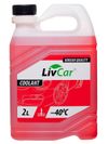 Фото Антифриз COOLANT -40 красный 2л LivCar LCA40002R LivCar