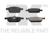 Фото Колодки тормозные дисковые передние с прижимной пластиной и аксессуарами / FORD Focus-III,Kuga-II 13~ Nk 222580 Nk