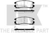 Фото комплект колодок дисковых OPEL SINTRA 96-99, CHEVROLET TRANS SPORT 96-, Nk 223616 Nk