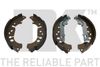 Фото КОЛОДКИ ТОРМОЗНЫЕ БАРАБАННЫЕ,ЗАДНИЕ (228X42MM)  / FIAT 500,PUNTO,LINEA,OPEL ADAM Nk 2723731 Nk