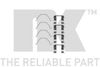 Фото МОНТАЖНЫЙ КОМПЛЕКТ ПЕРЕДНИХ ДИСКОВЫХ КОЛОДОК / FORD PROBE,MAZDA 323,626,MX-6,PRE Nk 7932158 Nk