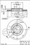 Фото Торм.диск передний (вент. с винтами) VOLKSWAGEN Lu Brembo 09679914 Brembo