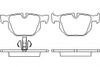 Фото Колодки тормозные задние дисковые BMW E90 E91 E92 320i 335i 05 ) (122X59 2X17mm) Brembo P06039 Brembo