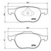 Фото Колодки  пер. Фокус II,III/Фокус С-Мах 2003г.- С-Мах В7 2010г.- Brembo P24061 Brembo