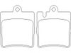 Фото Колодки тормозные дисковые задн, MERCEDES-BENZ: C-CLASS C 180 Kompressor/C 200 CDI/C 200 CDI/C 200 C Brembo P50033 Brembo