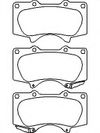 Фото Колодки тормозные передние Brembo P83066 Brembo P83066 Brembo
