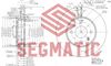 Фото Диск тормозной Solaris 11-14,Rio 11-15 FR 51712-0U000 (  ) Segmatic SBD30093059 Segmatic