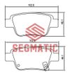 Фото Колодка торм диск зад Toyota Corolla 1.6 2004-2009  Toyota Avensis 1.8 2003-2008  Toyota Avensis 2.0 2003-2008 Segmatic SGBP2627 Segmatic