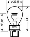 Фото Лампа 12 V 27/7 W стоп-сигнал (W2.5x16q) (Osram) Osram 3157 Osram