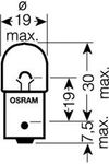 Фото Лампа R5W 12V 5W BA15s ULTRA LIFE Osram 5007ULT Osram