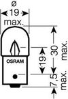 Фото Лампа R5W (BA15s) 24V OSRAM Osram 5627 Osram