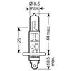 Фото Лампа 12V H1 55W OSRAM COOL BLUE INTENSE Osram 64150CBI Osram