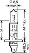 Фото Лампа галогенная для грузовых автомобилей H1 24V 70W P14.5S Osram 64155 Osram