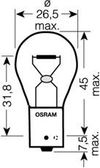 Фото Лампа накаливания, "PY21W Osram 7507 Osram