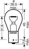 Фото Автолампа 12V  21W Osram 7507DC02B Osram