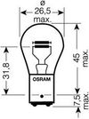 Фото Лампа P21/5W 24V Osram 7537 Osram