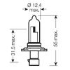 Фото Лампа накаливания, фара дальнего света Osram 9005XS Osram